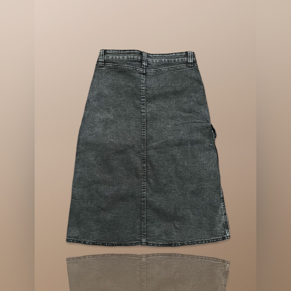 Sincerely Jules Vintage inspired Denim cargo midi skirt grunge size 3 (26) - Picture 2 of 4